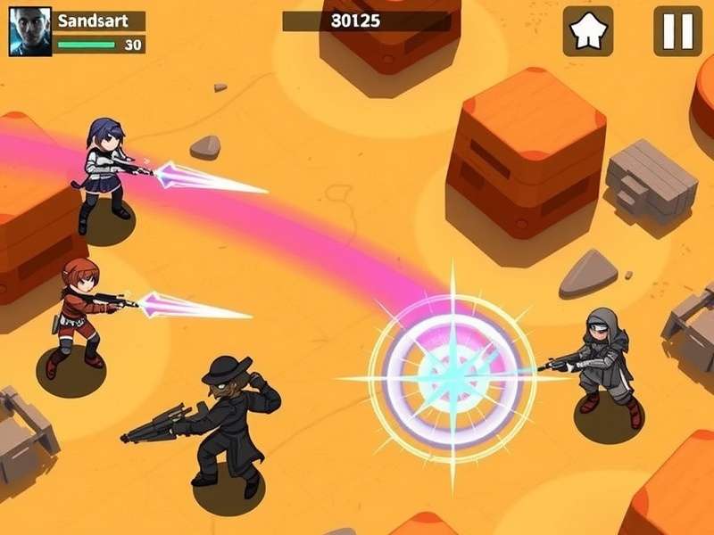 Sandstorm Strikers Gameplay Screenshot